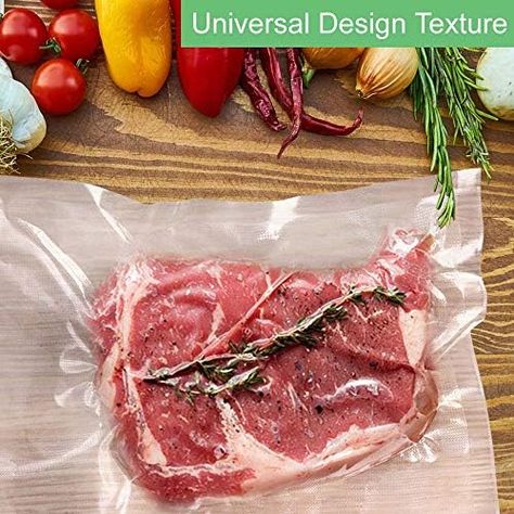 Order custom packaging boxes in bulk from ALPPM - Get A Free Quote O2frepak 200 Quart Size 8" x 12" Vacuum Sealer Bags with BPA Free and Heavy Duty,Great for Food Storage Vaccume Sealer PreCut BagEconomical and Precut Bags:200 Count 8 x 12 Quart Size Food Storage Vacuum Sealer Freezer BagsFood Grade Material: Great for Storing Raw and Cooked Foods, It's Also... Food Saver Vacuum Sealer, Food Shelf Life, Food Shelf, Vacuum Food Sealer, Vacuum Sealer Bags, Vacuum Sealers, Vacuum Storage Bags, Sous Vide Cooking, Vacuum Storage