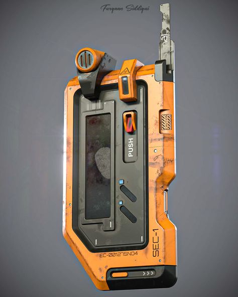 Sci Fi Keyboard, Sci Fi Gadgets, Futuristic Items, Nasa Punk, Cyberpunk Technology, Futuristic Door, Omega Point, Scifi Props, Futuristic Phones