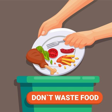 Dont Waste Food Drawing, Dont Waste Food, Food Drawing Easy, Kitchen Sayings, World Food Day, Social Studies Projects, Food World, Food Day, World Food