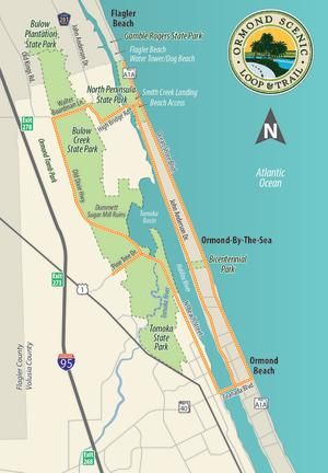 The Loop in Daytona Beach Ormond Beach Florida, Flagler Beach, Florida State Parks, Intracoastal Waterway, Animals And Birds, Ocean Shores, Ormond Beach, Scenic Byway, North Beach