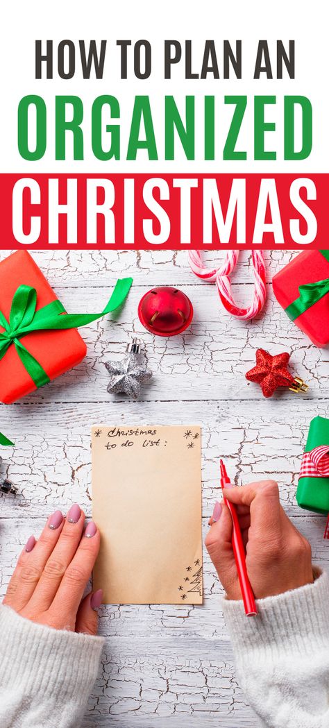 Wondering how you'll plan the holidays this year without getting completely overwhelmed or stressed out? These hacks can help you plan an organized Christmas so you can enjoy the holidays with minimal headaches. The best organized mom hacks to have a magical holiday season that's stress-free! Christmas Organisation, Organized Christmas, Working Mom Guilt, Holiday Hacks, Working Mom Schedule, Productive Moms, Organizational Hacks, Mom Encouragement, Christmas Prep