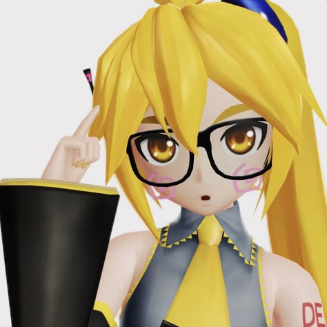 Akita Neru Pfp, Akita Neru Icon, Neru Vocaloid, Confused Person, Triple Baka Squad, Triple Baka, Miku And Friends, Yellow Girl, Akita Neru