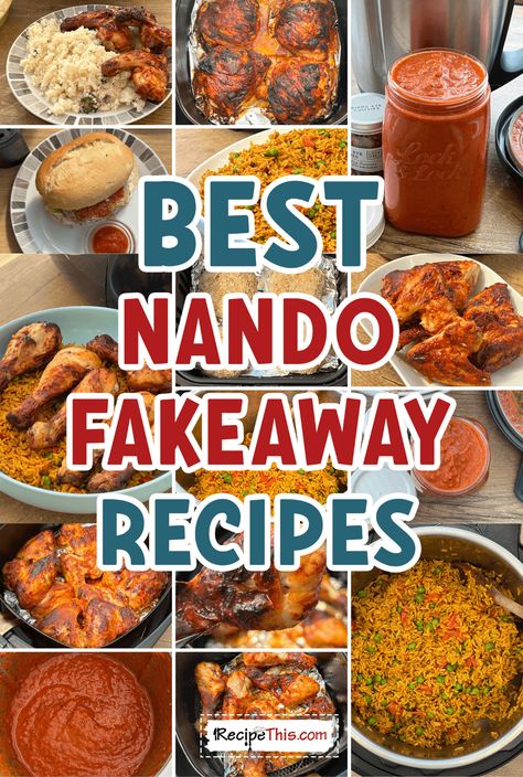 Recipe This | The Best Homemade Nandos Fakeaway Nandos Fakeaway, Homemade Nandos, Fakeaway Recipes, Healthy Baked Chicken, Soup Maker, Chili Recipe Easy, Healthy Cookie Recipes, Air Fryer Recipes Chicken, Healthy Instant Pot Recipes