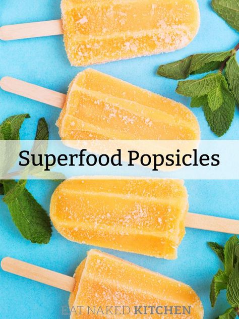 Superfood Popsicles - Eat Naked Kitchen Pregnancy Popsicles, Low Fodmap Meals, Fodmap Meals, Paleo Dessert Recipes, Grass Fed Gelatin, Kitchen Essentials List, Paleo Recipes Dessert, In Disbelief, Popsicle Recipes