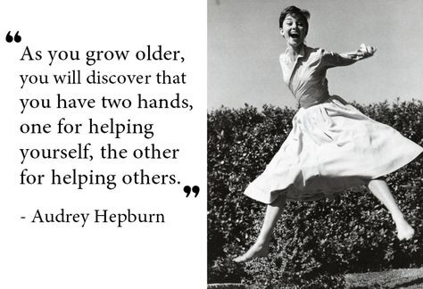 Quotes Audrey Hepburn, Hands Writing, Hepburn Quotes, Audrey Hepburn Photos, Audrey Hepburn Quotes, Happy Girl Quotes, Audrey Hepburn Style, Women Empowerment Quotes, Empowerment Quotes