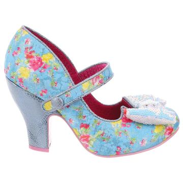 Unique High Heels | Irregular Choice | Translation missing: en.general.meta.page Irregular Choice Heels, Irregular Choice Shoes, Mary Jane High Heels, Fancy Frocks, Green Floral Pattern, Floral Heels, Irregular Choice, Fitted Joggers, Mary Jane Heels