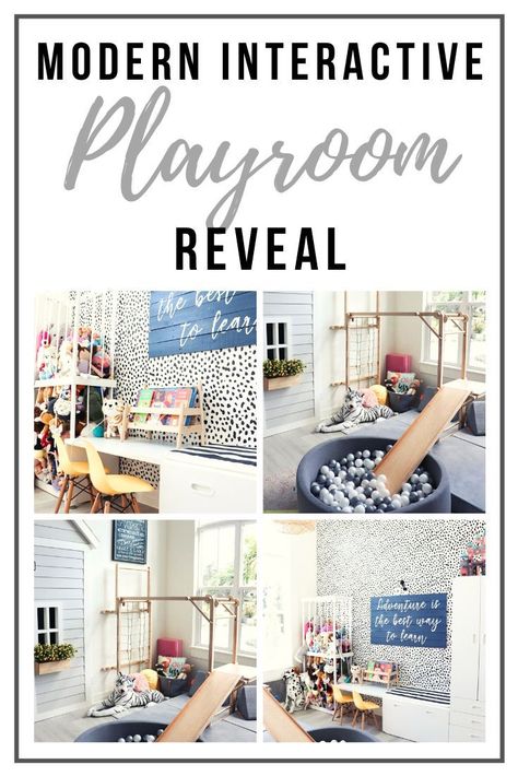 Modern Playroom Ideas, Boho Playroom, Playroom Storage Ideas, Modern Playroom, Kids Play Spaces, Playhouse Plans, Play Ground, Teen Bedroom Designs, Ikea Shelves