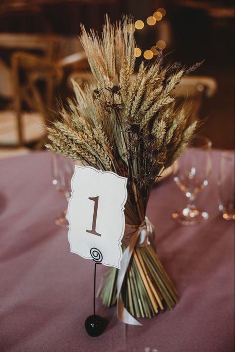 Wheat Decorations Wedding, Cattail Centerpieces Wedding, Wheat Centerpieces Table Arrangements, Wheat Table Centerpieces, Wheat Table Decor, Wheat Centrepiece, Wheat Wedding Decorations, Wheat Flower Arrangement, Wheat Grass Centerpiece