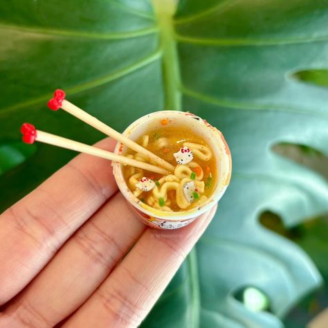 a mini instant spicy noodle soup from the @officialminiverse hello kitty series!! 🍜 - - - @officialminiverse #miniverse #miniverseremix #makeitmini #miniversehellokitty #miniversesanrio #hellokitty #sanrio #miniversecreator Spicy Noodle Soup, Spicy Noodle, Spicy Noodles, Noodle Soup, Noodles, Hello Kitty, The Creator, Kitty