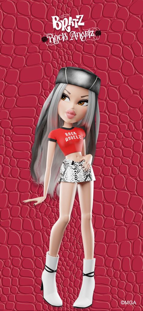 Here are some brand new official pictures with Bratz Rock Angelz in 3D in format of the phone wallpapers. There are images of Bratz Rock Angelz Yasmin, Sasha, Cloe, Jade and Roxxie.You can also read about Bratz Rock Angelz dolls here:Bratz 2021 Rock Angelz dolls and new Bratz Rock Angelz Cruiser -#Swagart #Swagartstyle #Swagartstylecartoon #Stylecartoon  #Artstylecartoon 3d Wallpaper Bratz, Bratz 3d Wallpaper, Bratz Rock Angelz Wallpaper, Brats Rock Angelz, Bratz Rock Angelz Outfits, I Wanna Take A Pic, Pink 3d Wallpaper, Bratz Cartoon, Cloe Bratz