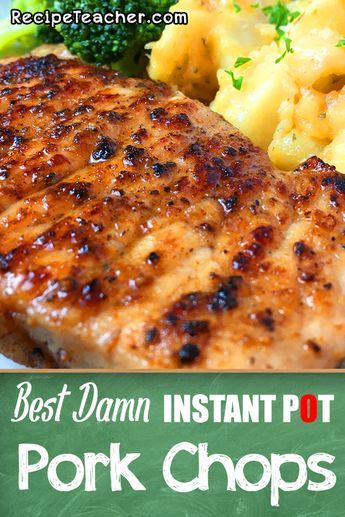 How to make the best damn Instant Pot boneless pork chops. Tender, juicy and delicious, this easy recipe is perfect for your favorite electric pressure cooker. #instantpot #pressurecooking #pressurecooker #porkchops #boneless # Instant Pot Boneless Pork Chops, Instant Pot Pork Chops, Pork Chop Recipes Crockpot, Pork Chop Recipes Baked, Pot Recipes Easy, Instant Pot Pork, Best Instant Pot Recipe, Boneless Pork Chops, Instant Pot Recipes Chicken