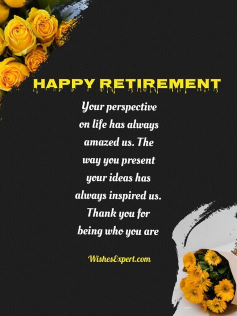 Retirement Wishes For Boss - Messages And Quotes Boss Retirement Quotes, Retirement Quotes For Boss, Retirement Message For Boss, Retirement Wishes Messages, Best Wishes For Retirement, Message For Boss, Happy Retirement Wishes, Retirement Congratulations, Retirement Messages