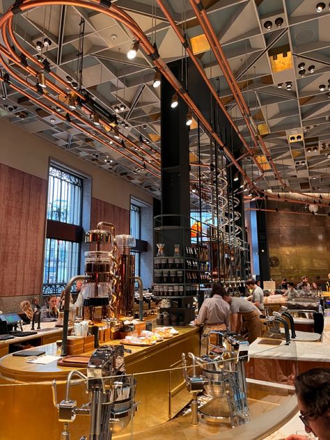 Starbucks Reserve Roastery Milano Starbucks Roastery, Starbucks Reserve Roastery, Starbucks Reserve Milano, Givenchy Beauty, Starbucks Reserve, Office Coffee, Interior Architect, Cafe Design, Shanghai