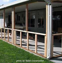 Screened In Porch Diy, Screened Porch Designs, Building A Porch, Enclosed Porches, Modern Pergola, Enclosed Patio, Screen Porch, Screened In Patio, House With Porch