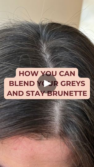 73K views · 1.1K reactions | If you’ve automatically gone to half head of foils to blend your client’s greys,  That’s ok, but there’s a BETTER way of doing it ✨  Placing the foils consciously and exactly where the client is whitest ensures that they will not have any roots, and the hair isn’t overloaded with foils.   I’m going to cover this in my upcoming online education out in the NY, however I’m going to be revealing more on socials, so make sure to FOLLOW for more education and type WAITLIST in the comments to be the first to know when it’s released.   In the meantime, is education on colour analysis for grey blending important to you?  Let me know 👇🏼  Rosie   #greyhair #greyblending #goinggrey #greyhairtransition #italian #brunette #darkbrownhair #greyhairexpert #mumsofinstagram #mu Ash Brown Hair To Cover Grey, Best Colour To Cover Grey Hair, Root Blend Brunette, Hair Colour To Blend Grey, Grey Roots Blending Brunette, Hair To Cover Gray Hair, Grey Blending For Brunettes, Brunette Gray Blending Highlights, Grey Hair Brunette