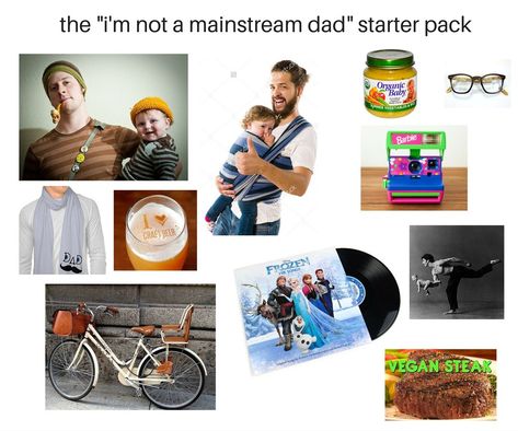 Hipster Starter Pack, Dad Starter Pack, Bbq Vibes, First Kid, Vegan Steak, Diy Projects Gifts, June 19, Starter Pack, Gremlins