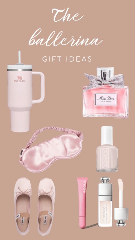 Holiday gift ideas for the ballerinas Ballerina Gift Ideas, Ballet Gift Ideas, Ballerina Gift, Bday Gifts, Ballet Gift, The Ballerina, Holiday Gift Ideas, Perfume Lover, Lip Glow