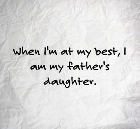 When I'm at my best, I am my fathers daughter. Father knows best !! I Am My Father's Daughter, Fathers Daughter, Black Color Hairstyles, Father Knows Best, My Father's Daughter, Color Hairstyles, Father Daughter Quotes, Daughter Quotes, Summer White