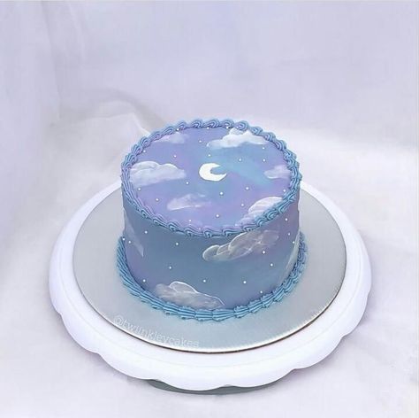 30 Cake Ideas, Cute Bento Cake, Bento Cake Ideas, Cake Ideas For Birthday, Tårta Design, Cake For Boyfriend, 30 Cake, Galaxy Cake, Making Cakes