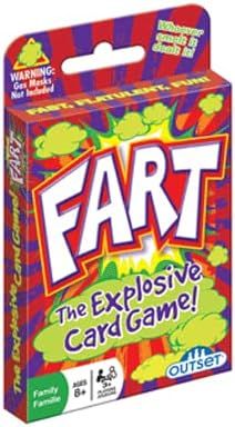 Outset Media Fart - Travel Sized Card Game for Ages 8+ Family Card Games, Toilet Humor, Exploding Kittens, Family Cards, Learn Faster, Friends Party, Camping Fun, Funny Cards, Card Game