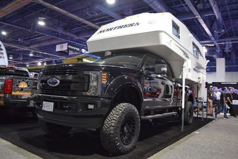 Truck Camper Adventure has put together a great overview of the various truck campers, including Northern Lite 8-11 and 10-2 models, participating in the inaugural Overland Experience at The Sema Show. https://www.truckcamperadventure.com/northern-lite-headlines-record-truck-camper-presence-at-sema/ Truck Toppers, Half Doors, Overland Truck, Camper Shells, Truck Campers, Popup Camper, Las Vegas Shows, Overland Vehicles, Expedition Vehicle