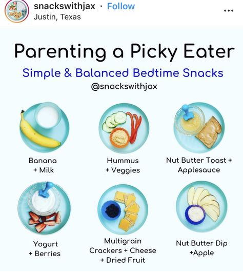 Fatty Foods For Toddlers, Late Night Healthy Snacks Bedtime, Bedtime Snacks For Toddlers, Best Snacks Before Bed, Nutrition Meals, Diets For Picky Eaters, Healthy Snacks Before Bed, Bedtime Snack, Snacks Before Bed