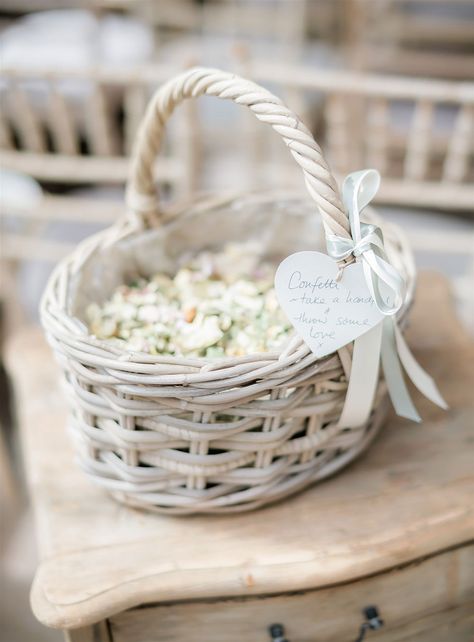 Confetti Alternatives, Wedding Confetti Ideas, Confetti Basket, Confetti Ideas, Dried Flower Confetti, Newton Hall, Confetti Bars, Throwing Confetti, Confetti Cones