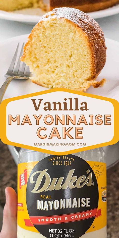 Vanilla Mayonnaise Cake, White Mayonnaise Cake, Vanilla Mayonnaise Cake Recipe, Mayonnaise Desserts, Recipes Using Mayonnaise, Mayo Cake Recipe, Recipes With Mayonnaise, Mayonnaise Cake Recipe, Mayonnaise Recipes