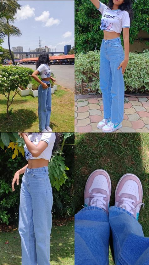 Poses In Jeans Top Aesthetic, Jeans Top Photoshoot Poses, Poses In Jeans Top, Asthetic Poses For Instagram, Insta Layout Ideas, Fest Outfits, Best Poses For Photography, Desi Fashion Casual, Self Portrait Poses