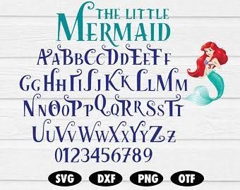 Mermaid Alphabet, Monogram Embroidery Letters, Mermaid Font, Frozen Font, Disney Font Free, Disney Alphabet, Ariel Little Mermaid, Logo Quotes, Alphabet Names