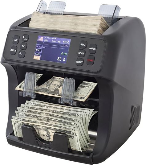 Money Counter Machine Mixed Denomination with Reject Pocket, DT800 Bank Grade Multi Currency Bill Counter, Serial Nb, 2CIS/UV/MG Counterfeit Detection, Value Counter, Sort & Print Money Counter Machine, Money Counter, Smartphone Repair, Gadgets, Smartphone, Repair, Money, Tools, Quick Saves