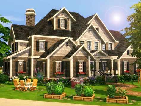 Lavender Hill is family Suburban house built on 40x30 lot in Oasis Springs. Found in TSR Category 'Sims 4 Residential Lots' Sims 4 House 40 X 30, Sims 4 30x40 House, Sims 4 Two Houses One Lot, Family Houses Sims 4, Sims 4 Suburban Family Home, Sims 4 50x40 House, 40x30 House Plans Sims 4, Family Suburban House, Sims 4 Cc Lots Base Game