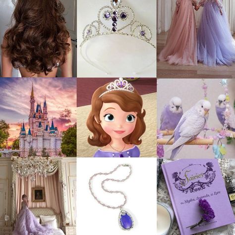 90s Princess Aesthetic, Magical Princess Aesthetic, Princess Sofia Aesthetic, Disney Character Aesthetic, Princess Aesthetic Moodboard, Sofia The First Aesthetic, Sophia Aesthetic, Sofia Aesthetic, Modern Princess Outfits