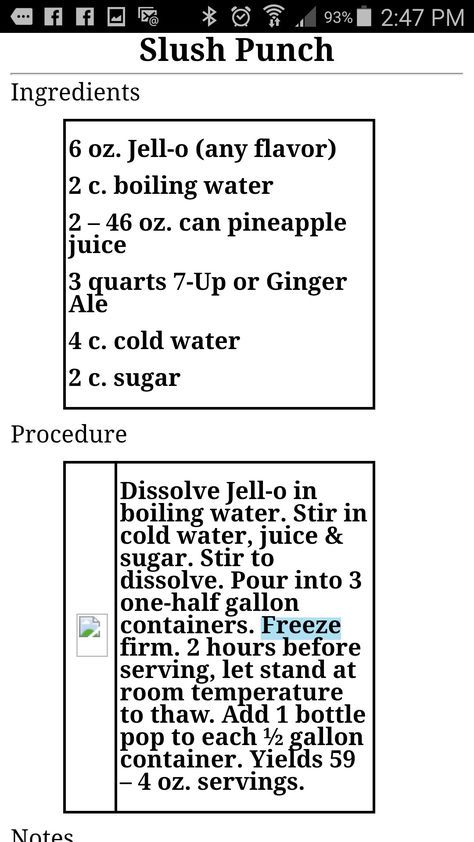 slush punch made with jello, pineapple juice and 7up soda Jello Punch, Jello Slush Punch, Jello Punch Recipes, Jello Punch Recipes Pineapple Juice, Punch Made With Jello, Punch Without Pineapple Juice, Sherbert Punch With Pineapple Juice, Punch With Pineapple Juice And Sprite, 7up Punch Sherbert