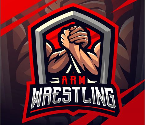 I will design modern gorgeous wrestling logo Wrestling Logo, Home Made Gym, Arm Wrestling, Mascot Logo Design, Student Christmas Gifts, Sell Photos Online, Selling Photos Online, Wild Wolf, Sell Photos