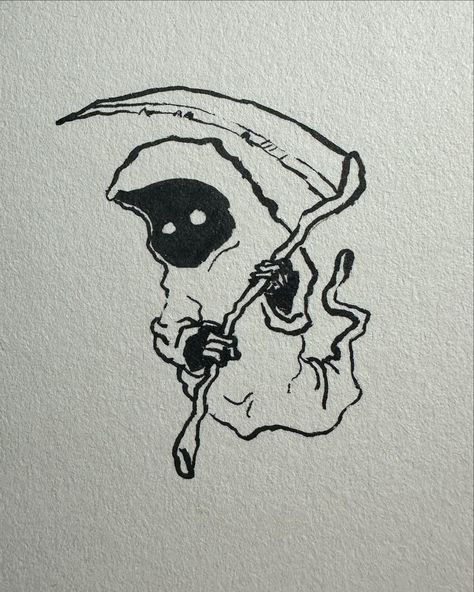 Spooky Clouds Drawing, Ghost Ink Drawing, Ghost Drawing Scary Dark, Cracked Skull Drawing, Spooky Halloween Drawings Easy, Spooky Season Doodles, Cute Ghost Drawings Aesthetic, Skull Simple Drawing, Aesthetic Ghost Drawing