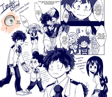 Blind Deku Au, Sick Deku Au, Blind Deku, Nomu Deku Au, Deku Au, Deku Boku No Hero, Boku No Academia, My Hero Academia 2, Villain Deku