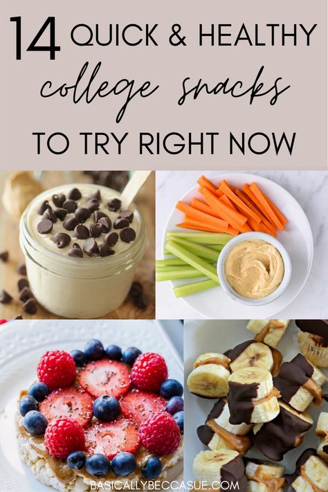 Healthy College Snacks, Snacks To Try, College Snacks, Healthy College, Healthy Food Menu, Lost 100 Pounds, Healthy Food Facts, Snacks To Make, Healthy Meals To Cook