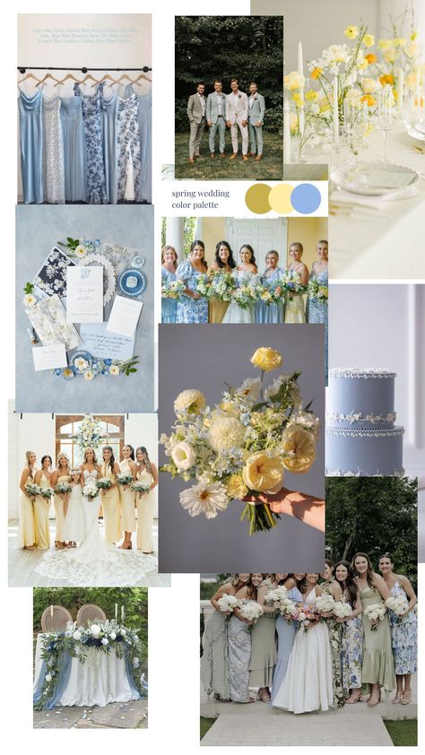 Blue Green Yellow Pastel Spring Nautical Costal Classic Elegant Wedding Blue And Yellow Summer Wedding, Dusty Blue And Pale Yellow Wedding, Light Blue And Yellow Wedding Theme, Pale Yellow And Blue Wedding, Pastel Yellow And Blue Wedding, Yellow Blue Wedding Theme, Light Blue And Yellow Wedding, Blue And Yellow Wedding Theme, Light Blue And Gold Wedding