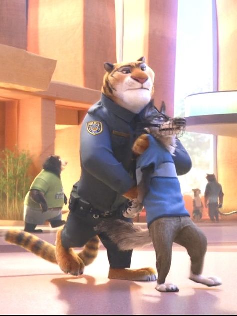 Zootopia-Miscellaneous Characters by GiuseppeDiRosso.deviantart.com on @DeviantArt #zootopia #zootopia_disney Here is a cropped shot of two miscellaneous unnamed characters from Zootopia. This is the scene when Judy first enters the police station and witness this detainment. Zootopia Wolf, Zootopia Police, Western Cartoon, Zootopia Disney, Zootopia Characters, Paw Patrol Cartoon, Best Friends Brother, Disney Zootopia, Disney Animated Movies