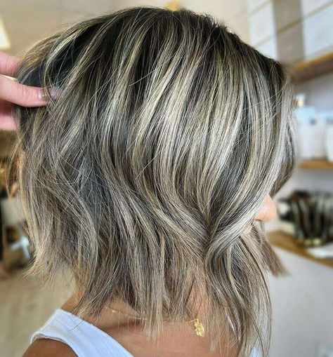 blonding Root Shadow Grey Hair, Spring Nails 2023 Natural, Best Hair Color To Hide Grey Hair On Brunette, Easy To Maintain Hair Color, Low Maintenance Highlights, Hair Color Options, Covering Gray Hair, Silver Highlights, Spring Hair Color