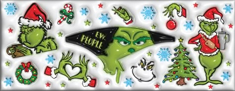 Grinch Tumbler Ideas, Grinch Images, Grinch Crafts, Bumble Bee Art, Grinch Face Svg, Cricut Cups, Icons And Widgets, Sublimacion Ideas, Grinch Christmas Party