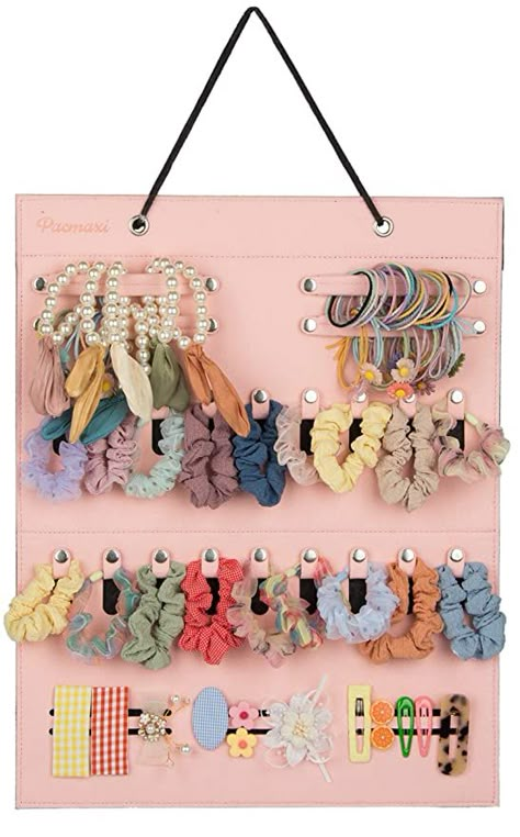 Diy Hair Accessories Organizer, Hair Band Storage, Hair Tie Storage, Hair Organizer, Hair Clip Storage, Hair Clip Organizer, Hair Tie Holder, Clips For Hair, Hair Product Organization