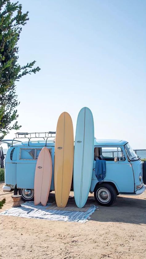 Best Surfboards, Surf Aesthetic, Surf Vibes, Cute Summer Wallpapers, Summer Backgrounds, Summer Inspiration, Surf Style, Summer Wallpaper, Vw Bus