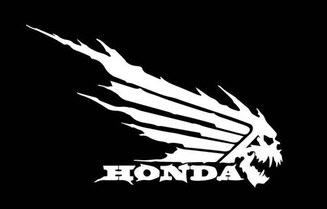 Motor Sticker Design, Honda Logo Design, Motorcycle Sticker Design Ideas, Bike Stickers Design Ideas, Tracker Motorcycle, Owl Vector, Motorcycle Logo, Troll Face, Motorcycle Stickers