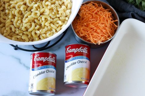 Recipes Using Campbells Cheddar Cheese Soup, Cream Chicken Soup, Creamy Baked Macaroni And Cheese, The Best Macaroni And Cheese, Crockpot Mac N Cheese Recipe, Mac And Cheese Recipe Soul Food, Macaroni And Cheese Casserole, Cheddar Cheese Recipes, Campbells Soup Recipes