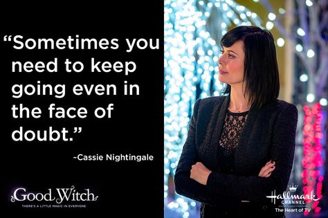 Good Witch Quotes, Hallmark Good Witch, Witch Tv Shows, Cassie Nightingale, The Good Witch Series, Witch Movies, Witch Tv Series, Bell Witch, Hallmark Tv