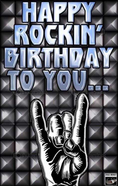 Happy Rockin' Birthday To You Happy Birthday Funny Humorous, Birthday Man, Happy Birthday Man, Birthday Quotes For Him, Birthday Memes, Birthday Wishes Funny, Happy Birthday Meme, Happy Birthday Funny, Happy Birthday Pictures