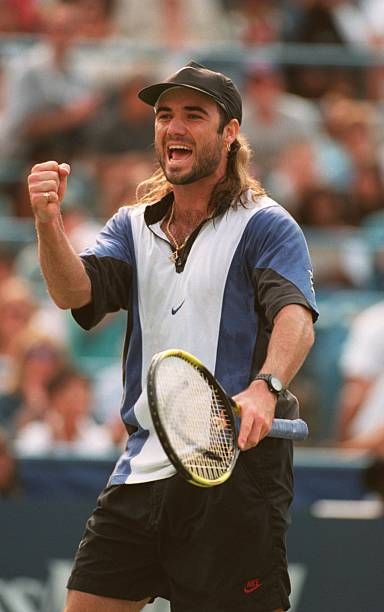 Agassi Stock Pictures, Royalty-free Photos & Images Top Sportsman, Tennis Men, Head Tennis, Steffi Graf, Bloke Core, Celebs Outfits, Us Open Tennis, Racquet Club, Drawing Men