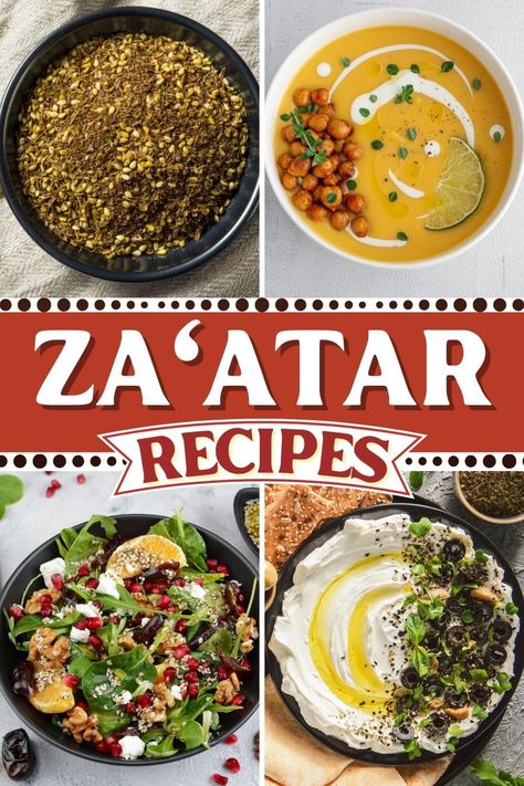 If you want something healthy, bold, and delicious, these za’atar recipes might just change your life. They're nutty, herbaceous, and oh-so-scrumptious. Zatar Seasoning Recipes, Za’atar Seasoning Recipe, Recipes With Zaatar Spice, Recipes Using Zaatar, Recipes With Zaatar, Zaatar Recipe Dinners, Zaatar Salmon, Middle Eastern Side Dishes, Za'atar Recipe